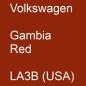 Preview: Volkswagen, Gambia Red, LA3B (USA).